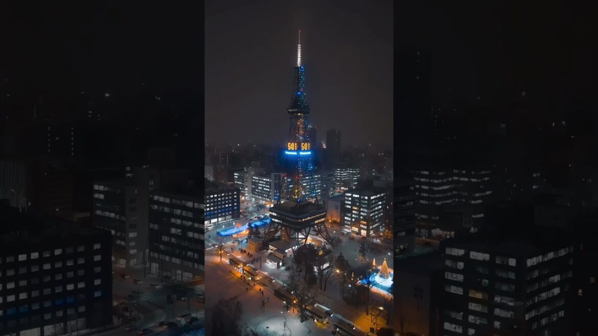 Sapporo TV Tower: Where Snow Meets City Lights ๐โ๏ธ #japan #japantravel #shorts Sapporo TV Tower: Where Snow Meets City Lights ๐โ๏ธ #japan #japantravel #shorts