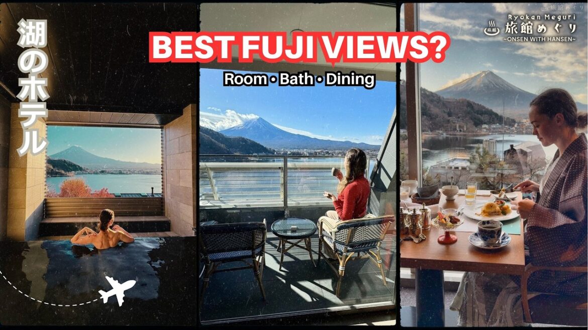 【湖のホテル】AMAZING Mount Fuji Views from Every Angle | Mizno Hotel Guide | Fujikawaguchiko