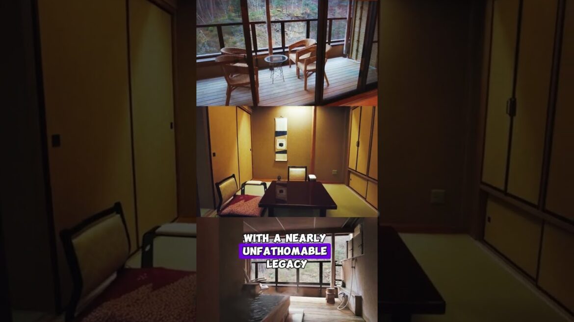 This hotel is over 1300 years old!! 😱