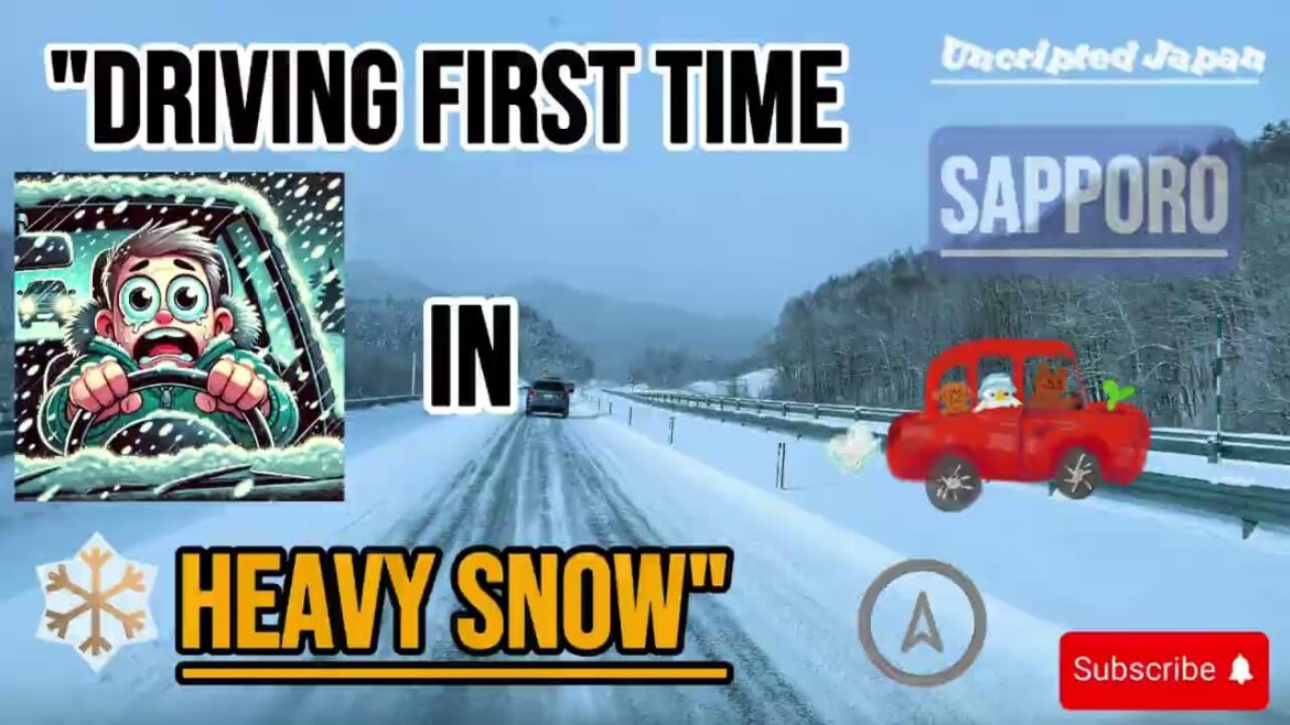 First Time Driving in Heavy Snow βοΈ Scary Yet Beautiful Experience in Sapporo, Japan! π First Time Driving in Heavy Snow βοΈ Scary Yet Beautiful Experience in Sapporo, Japan! π