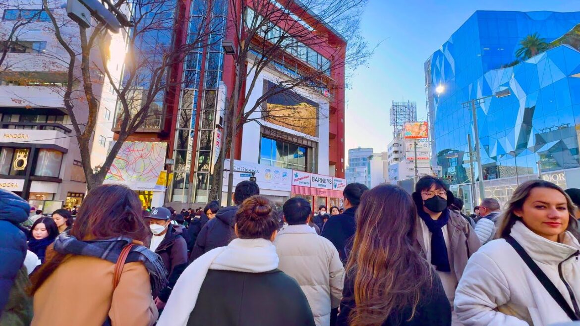 [4K] Japan’s Famous Places Walking Tour From JR Tokyo Station to Shibuya Station. Via Omotesando.