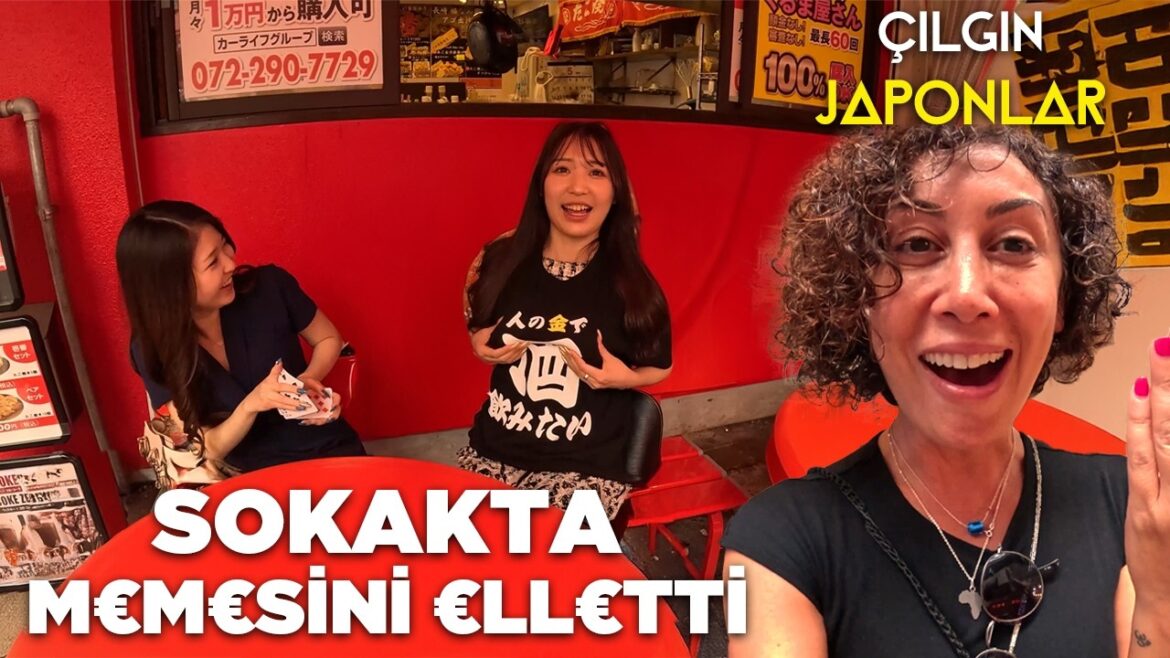 Çılgın Japonlarla Dolu Osaka Sokakları - Japonya