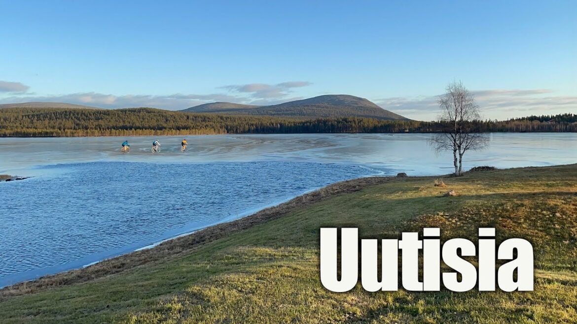 Marraskuun jäillä pyöräilemässä