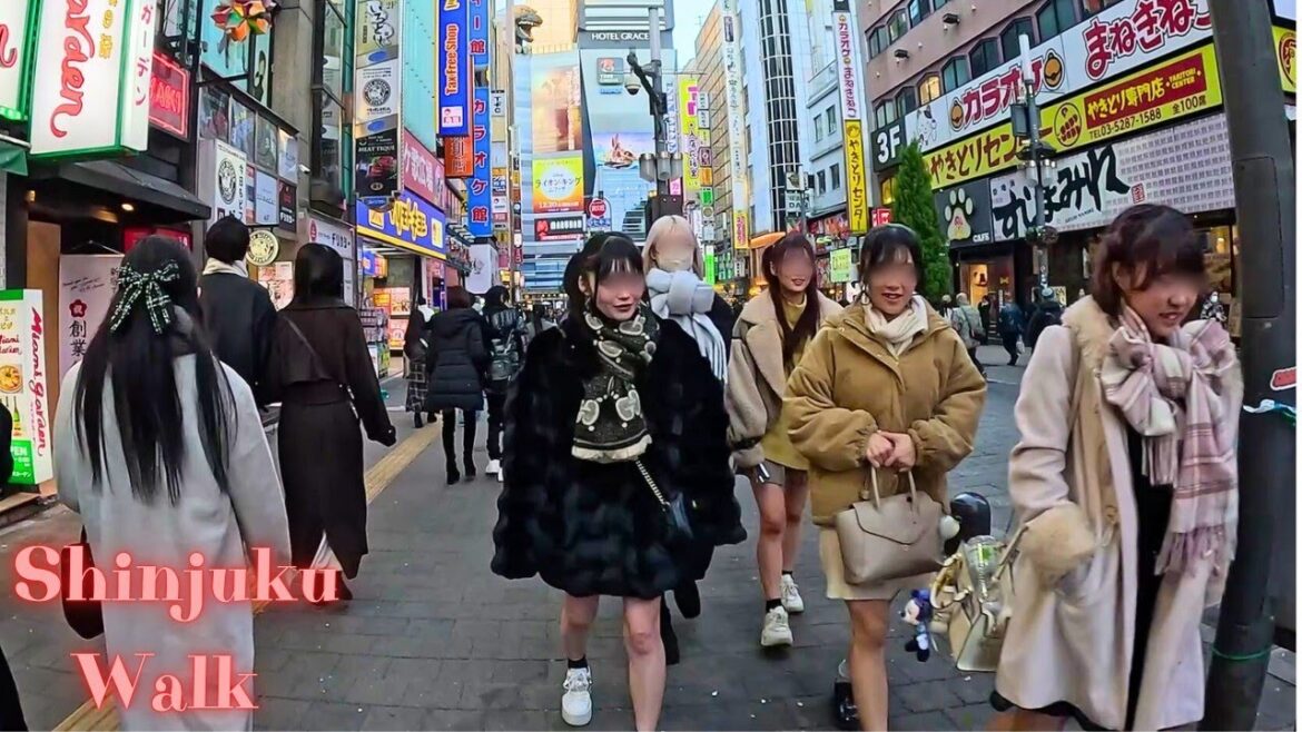 Shinjuku Tokyo walk tour. 【4K】1.2025-12