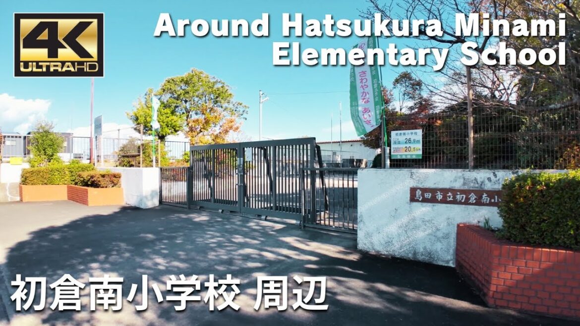初倉南小学校 周辺 - Around Hatsukura Minami Elementary School / Walking tour / Japan / DJI Osmo Pocket 3