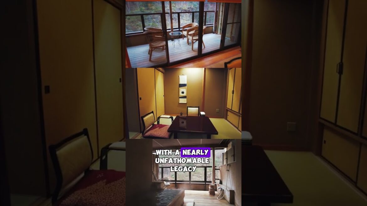 This hotel is over 1300 years old!!! 😱