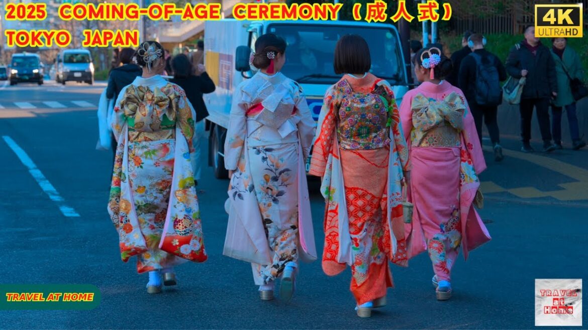 4k hdr japan travel | 2025 coming-of-age ceremony (成人式) in Tokyo Japan | Beautiful furisode kimono 4k hdr japan travel | 2025 coming-of-age ceremony (成人式) in Tokyo Japan | Beautiful furisode kimono