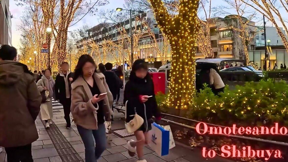 Omotesando to Shibuya Tokyo, in Japan walking tour. 【4K】1.2025-13 Omotesando to Shibuya Tokyo, in Japan walking tour. 【4K】1.2025-13