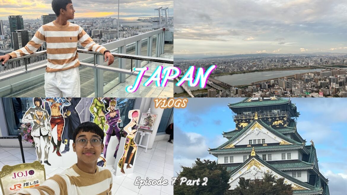 Osaka Castle & Umeda Sky Building Adventure! Japan Vlogs Ep. 7 Part 2