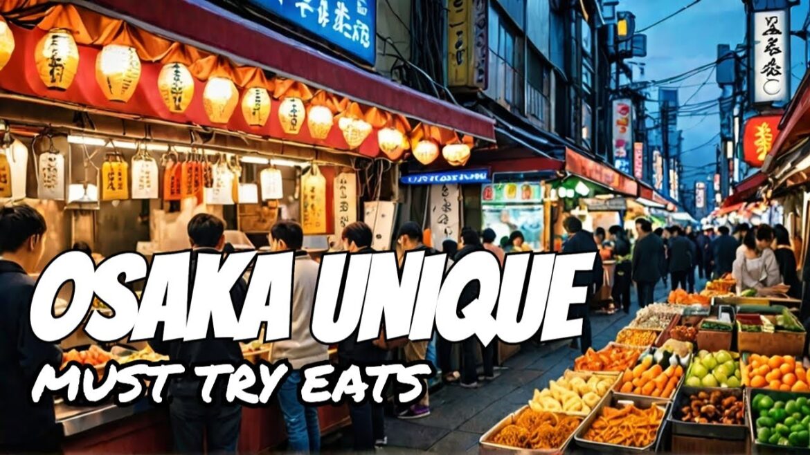 Osaka's Top 20 Most Unique Street Foods Must Try