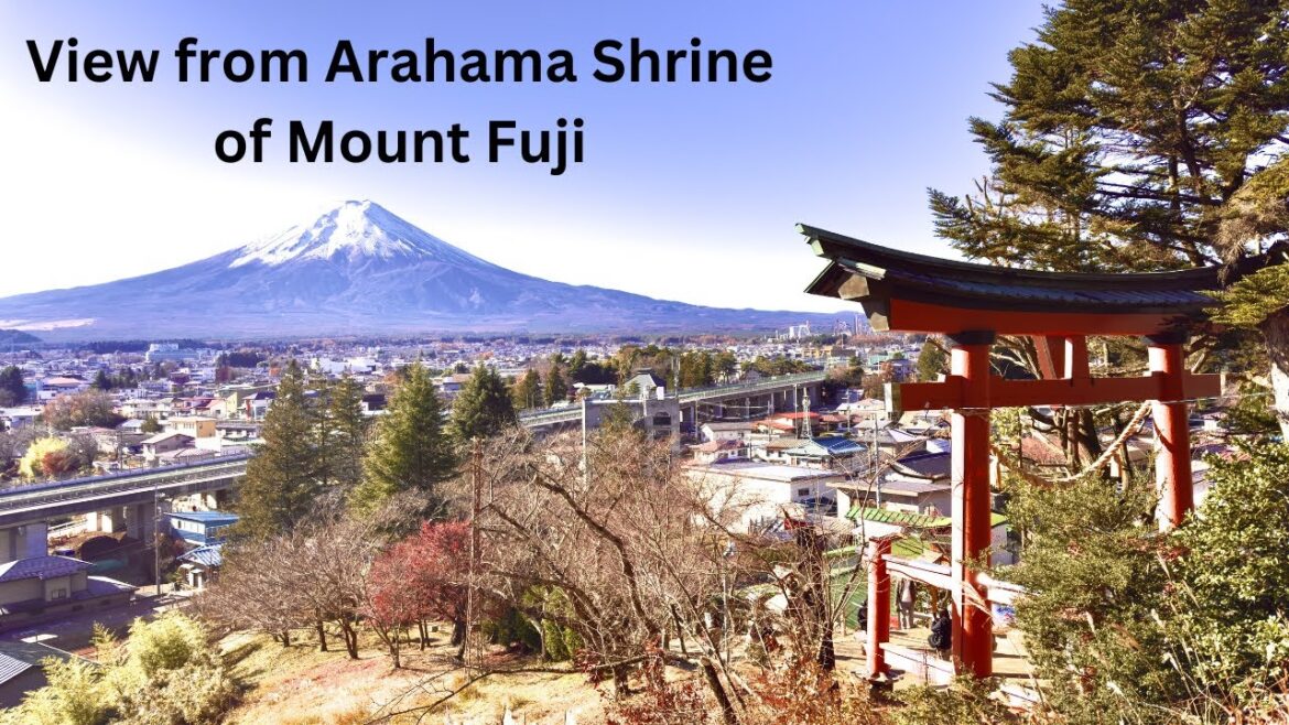 Day 02 Self Drive to visit Arahama Shrine and Chureito Pagoda + View of Mount Fuji.