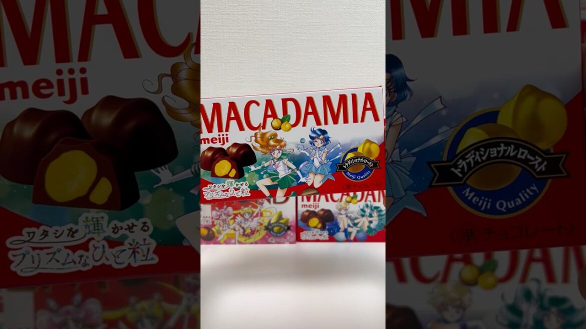 Sailor Moon Meiji Chocolate Sailor Mercury and Sailor Jupiter #shorts