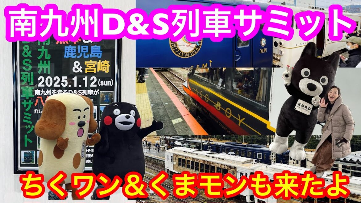 【JR九州の特急が大集合】 2025.1.12 八代駅にあそぼーい！、かわせみやませみ、海幸山幸、指宿のたまて箱、Ａ列車で行こうの5つの特急が大集結！