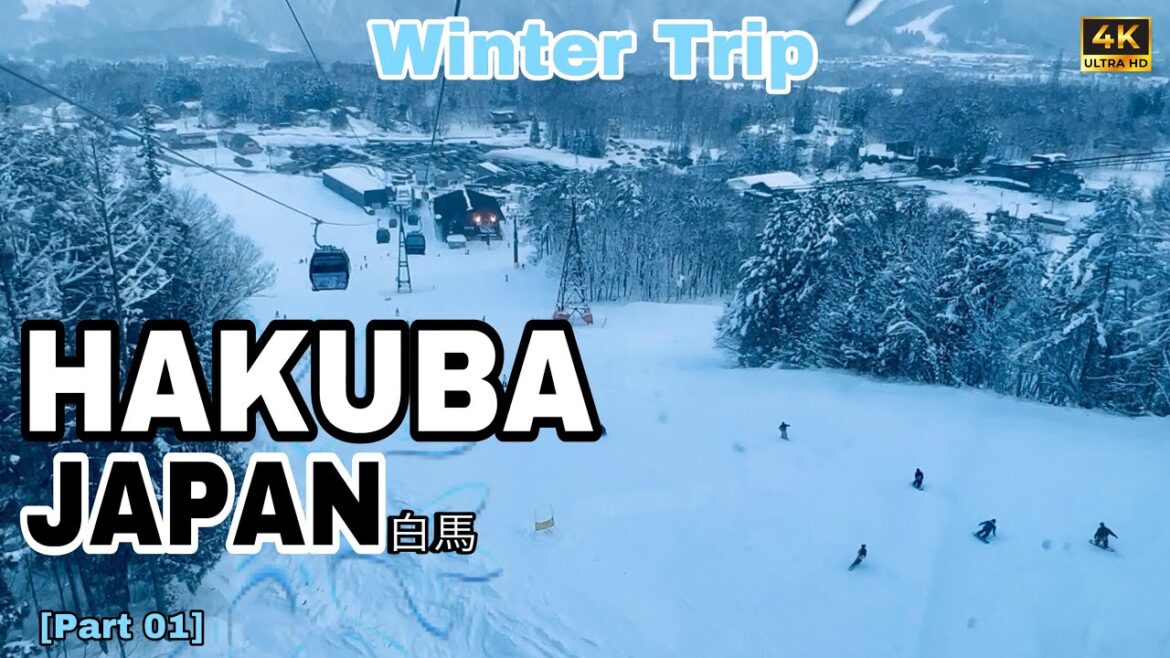 Winter Trip to Nagano, Japan || Hakuba Iwatake Mountain Resort ⛷️❄️🚠 ||白馬岩岳マウンテンリゾート #白馬岩岳 #長野県