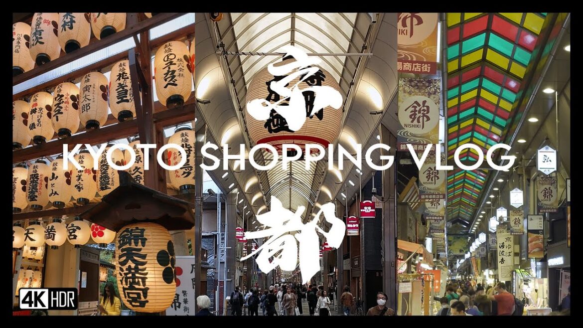Japan Travel VLOG 2024 Ep2: Kyoto Best must visit Shopping Street Autumn | Nishiki Market & Shine 🇯🇵