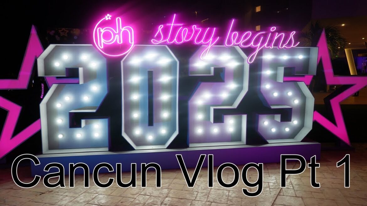 Our First Time Out of the Country! Planet Hollywood Cancun, Vlog Pt 1!