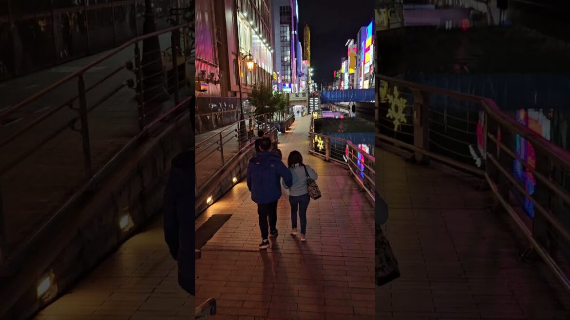Dotonbori Osaka, Japan #travelvlog #japan #japanwalk