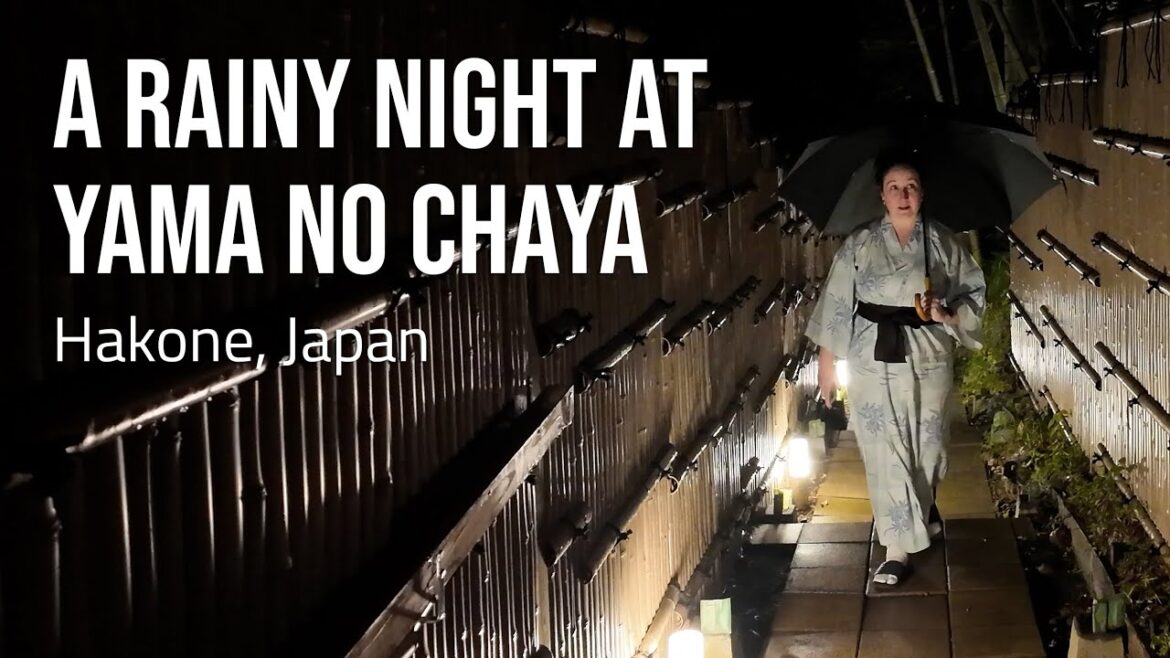 A Rainy Night at Yama No Chaya | Onsen Ryokan in Hakone, Japan