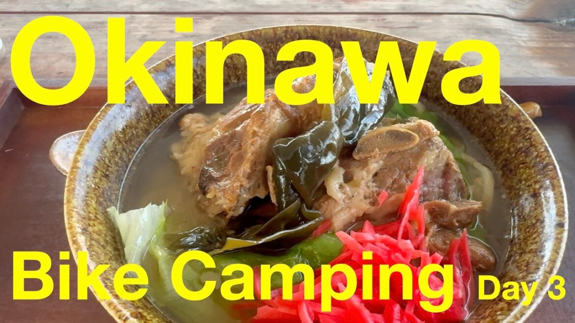 Okinawa Bike Camping [Day 3 Yagaji Beach to Sosu Beach]
