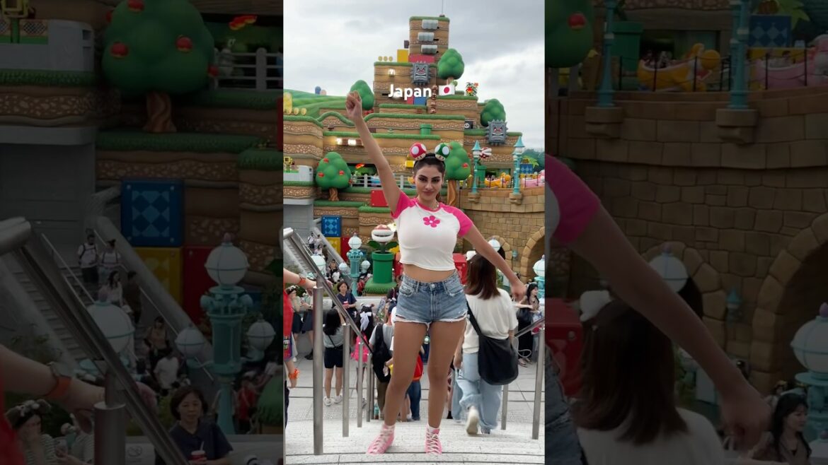 Top things to do in Japan 🇯🇵 visiting Super Nintendo world in Universal Studios Osaka. #shorts