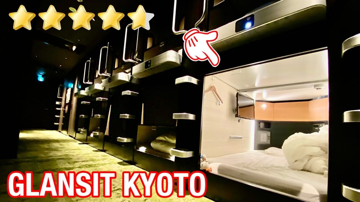 I May Have Found the Best Capsule Hotel in Kyoto, Japan🇯🇵 GLANSIT KYOTO KAWARAMACHI