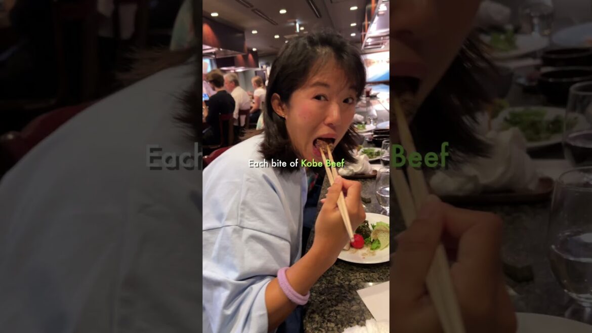 US$560 for Kobe Beef! Worth it? #kobebeef #osakafood #mouriya