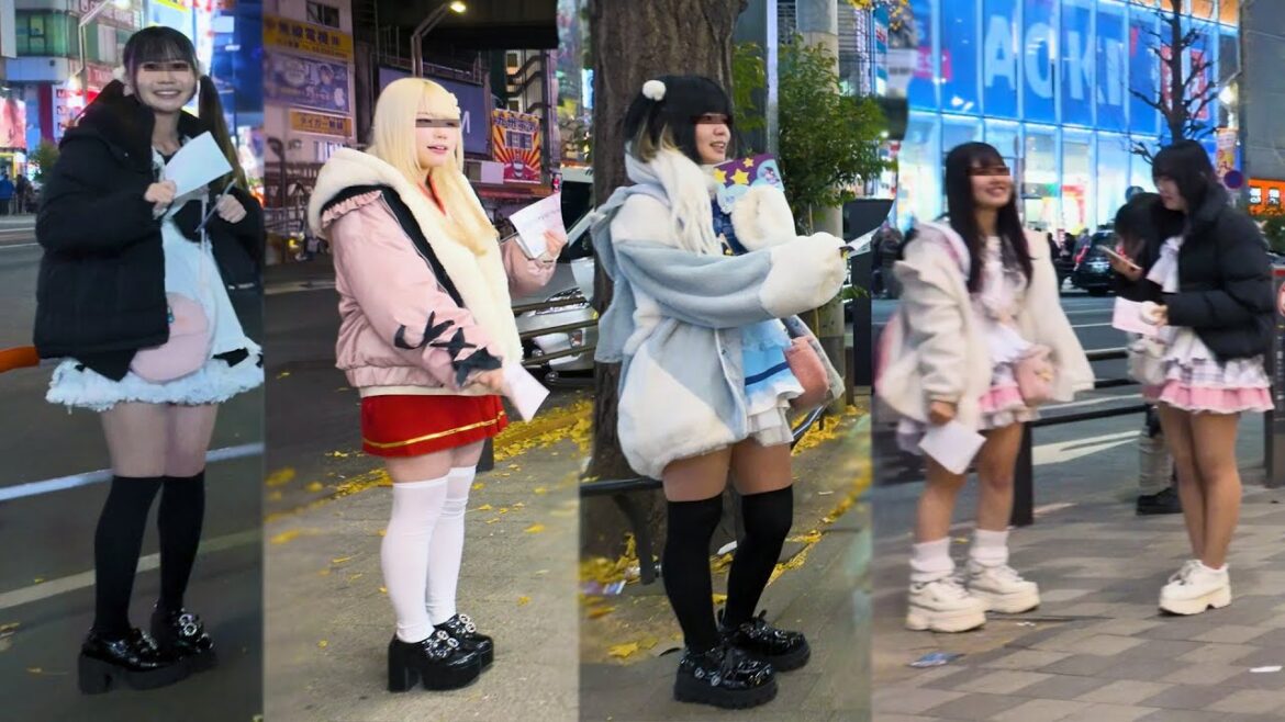 ♥ Walk in Akihabara (秋葉原 ) Tokyo (東京) ♥ Cute Maids ♥ 4K 60fps Tokyo Japan Walk ♥