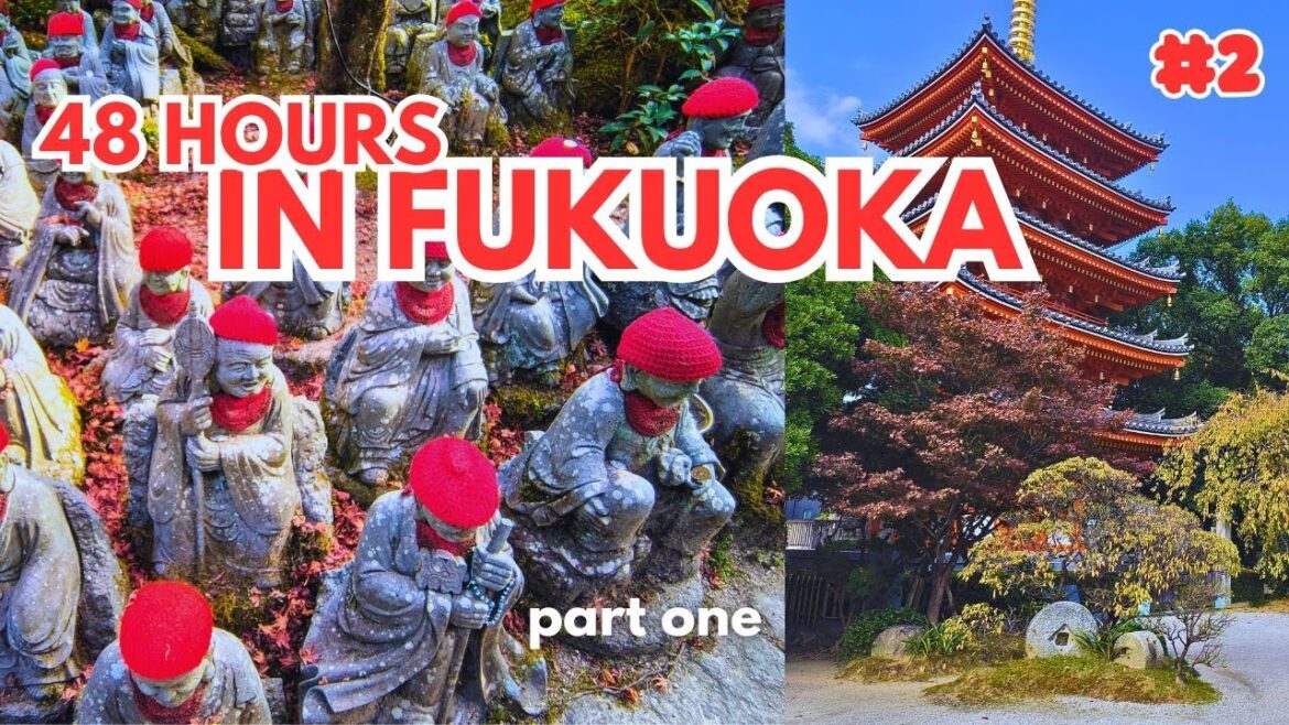 48 Hours in Fukuoka - Part One - Hakata Temples without the Crowds  - Japan 🎌 2024