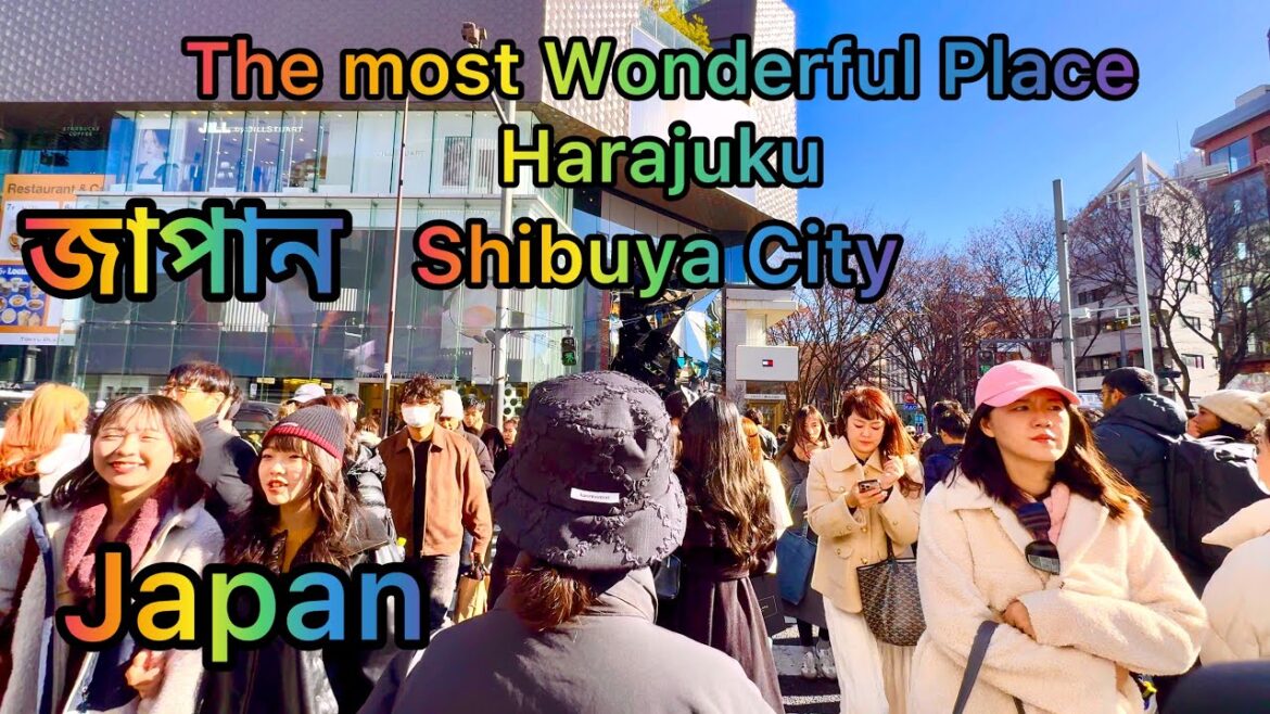 [4K] Walking Tour From Harajuku to Roppongi . Tokyo, Japan.