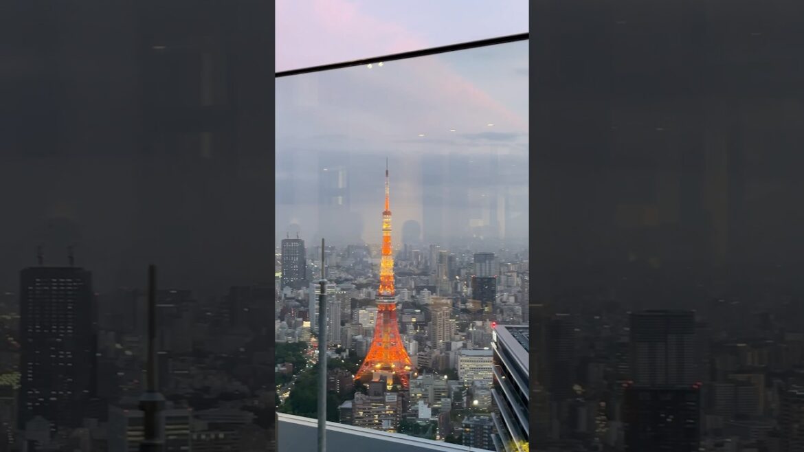 Andaz Tokyo rooftop Singapore Airlines booth #travel #japan