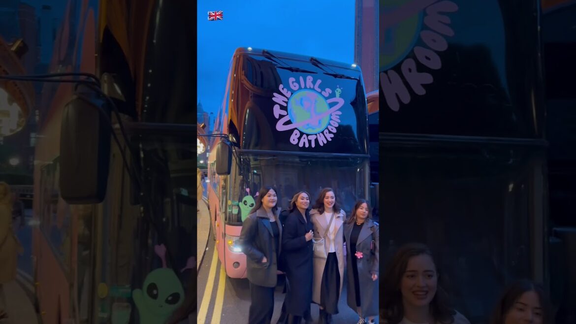 Girls Bathroom Bus Tour on the Royal Albert Hall in London England 🏴 #girls #pink #pinkcar #uk Girls Bathroom Bus Tour on the Royal Albert Hall in London England 🏴 #girls #pink #pinkcar #uk