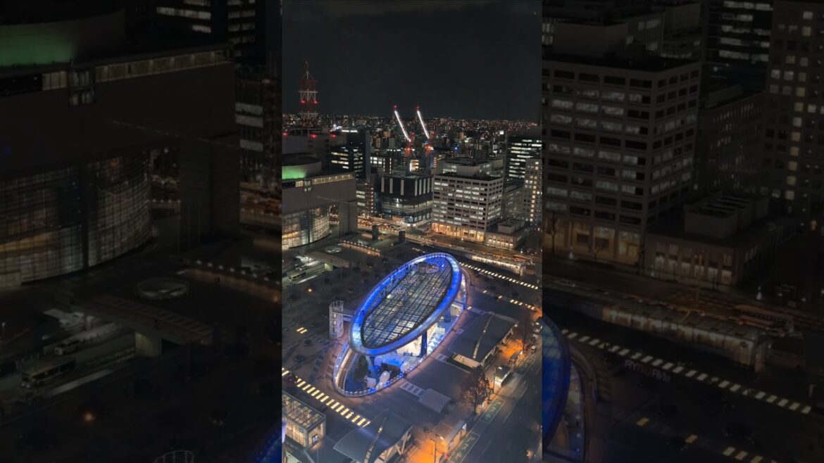 ✨ Discover Japan: Mesmerizing Nagoya Timelapse ✨ (Oasis 21 & MIRAI TOWER)