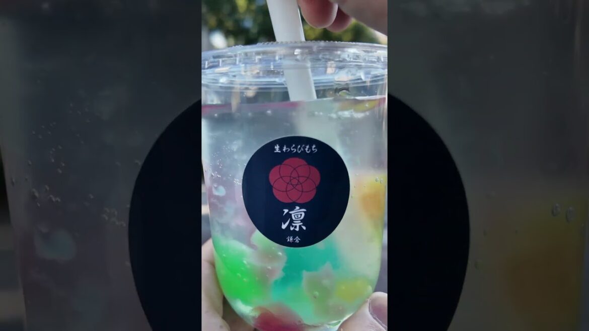 美人店員さんによる絶品のわらび餅の作り方｜和菓子｜Japanese Street Food  #food #japangourmet