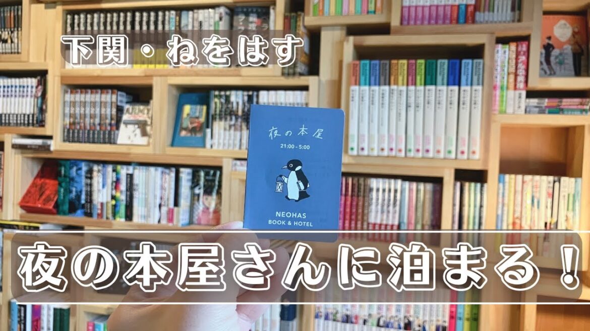 下関の泊まれる本屋さん｜ねをはす HOTEL BOOK & CAFEで夜の本屋を子連れで体験！
