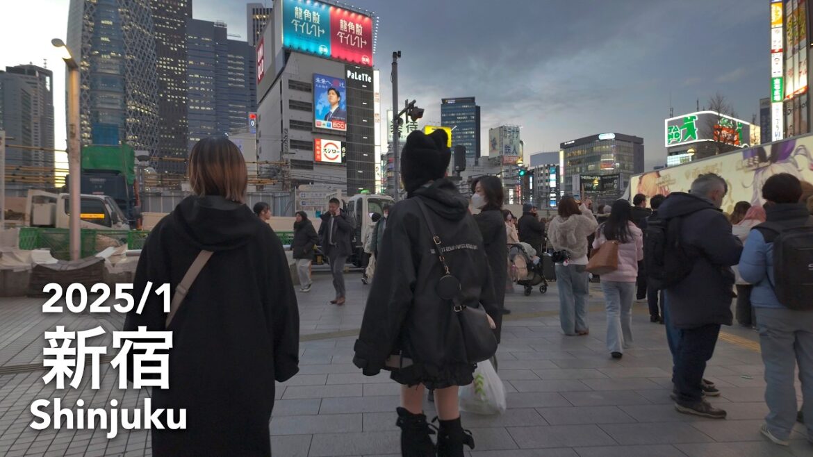 Weekday Walk in Tokyo: Shinjuku - 2025/1