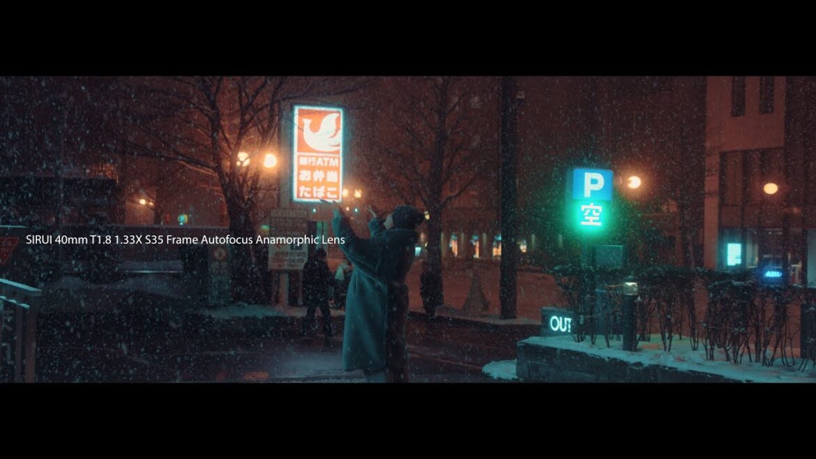 SIRUI 40mm 1.33X Autofocus Anamorphic Lens Cinematic Video