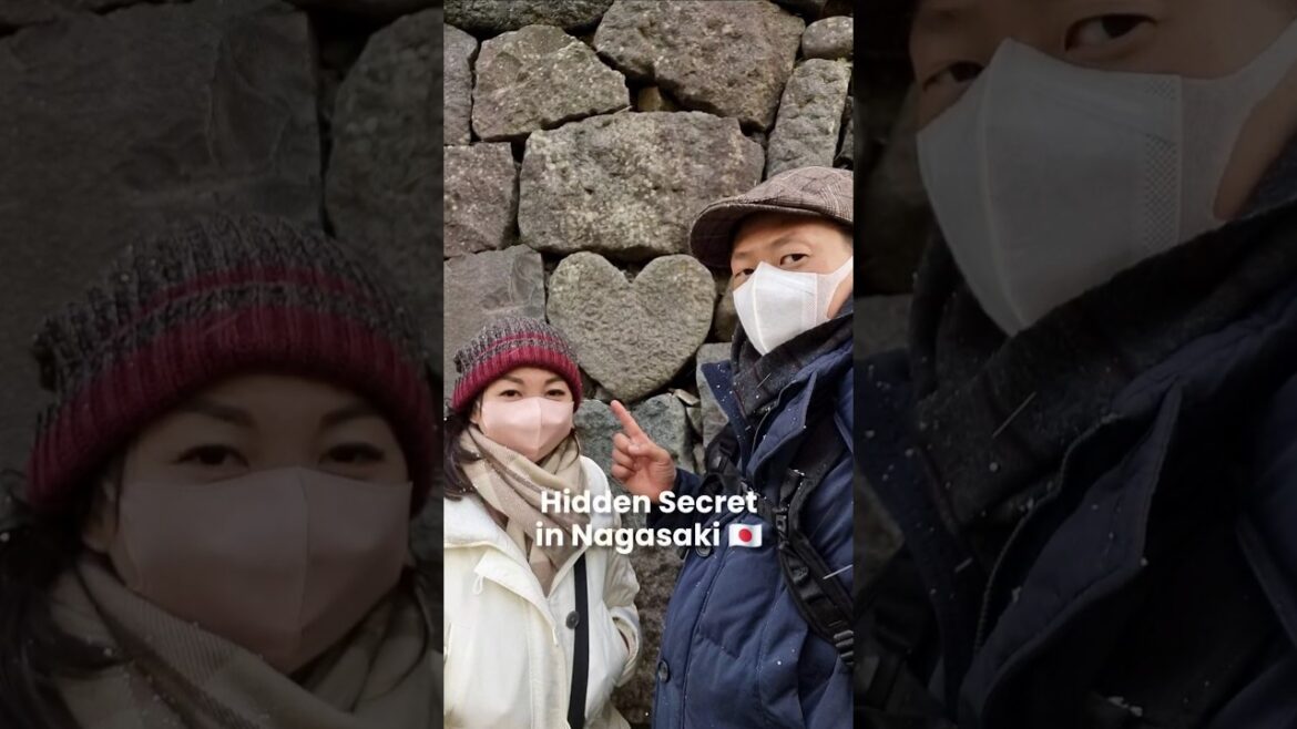 Nagasaki's SECRET Heart Stone! 🇯🇵 • Megane Bashi #hiddengem