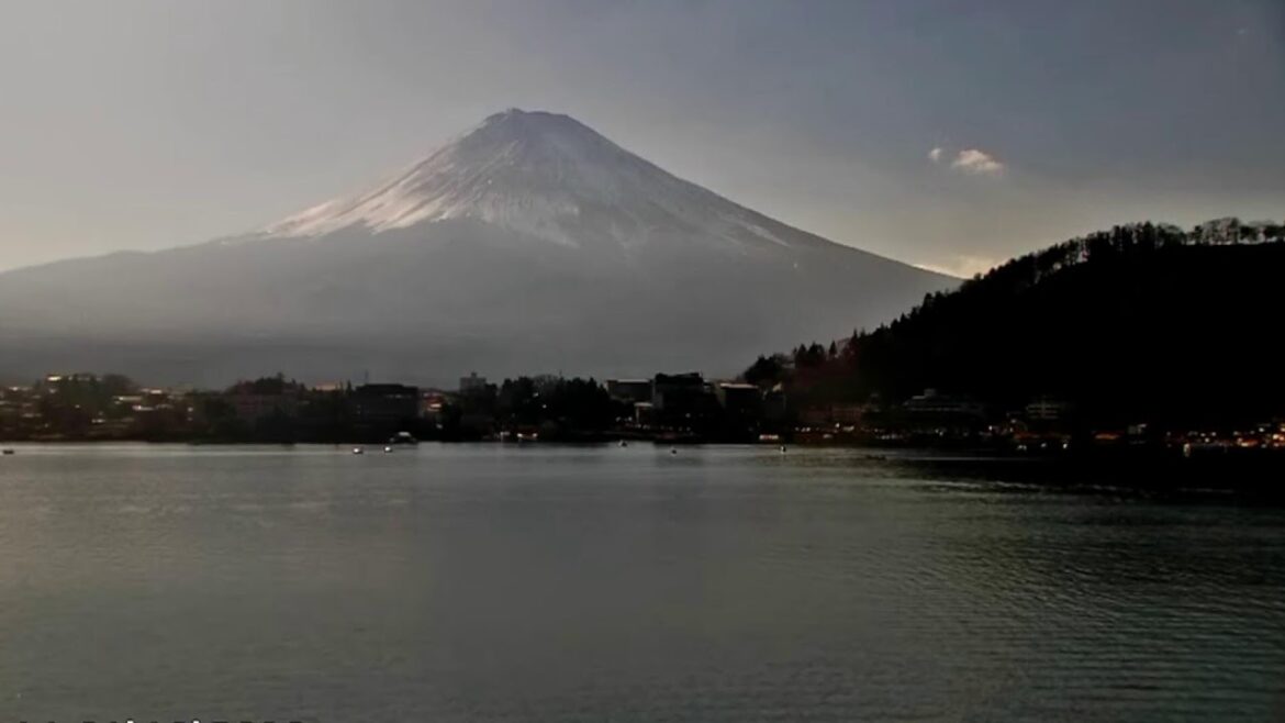 Japan: Mount Fuji - live Cam from Lake🔴