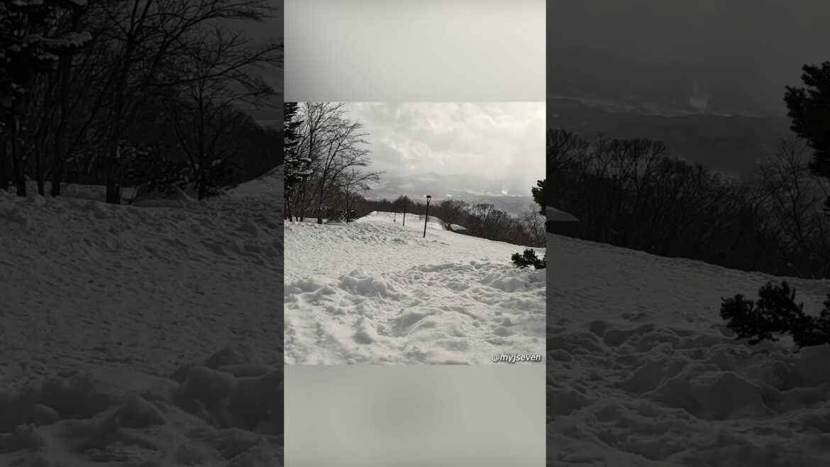 Mt  Moiwa in Winter #Sapporo #Hokkaido #japan