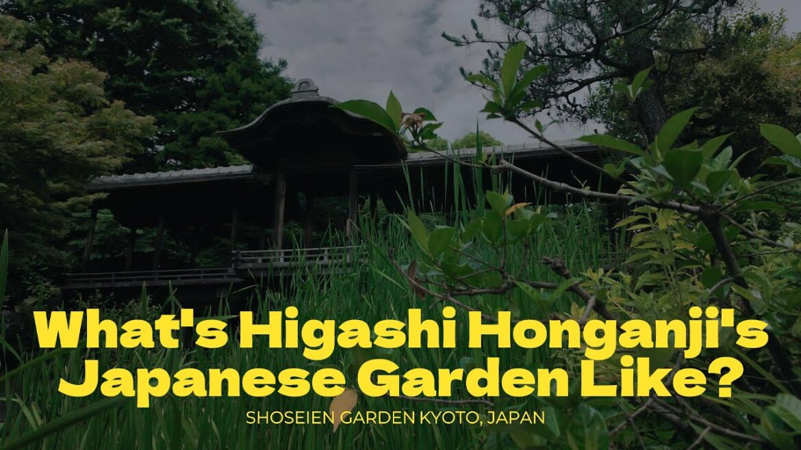 What's Higashi Honganji's Japanese Garden, Shoseien Like? I visited it for you! Kyoto, Japan