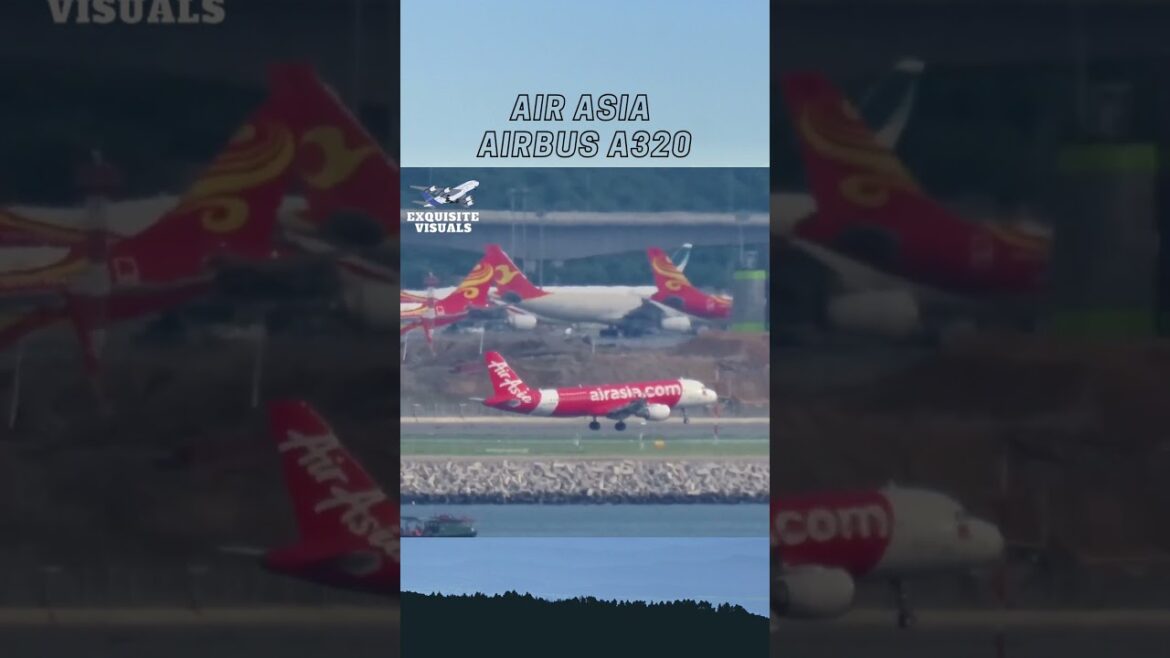 Air Asia Airbus A320 #airasia #airbusa320 #hongkong #hongkongairport #airbus320 #planespotting