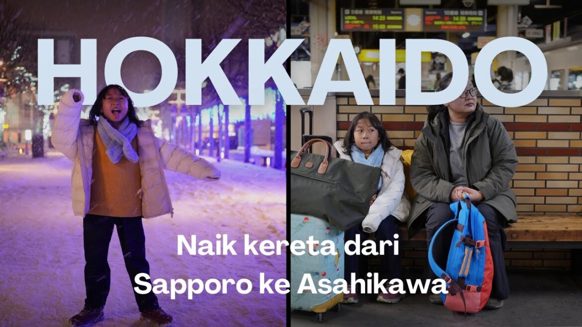 Naik kereta dari Sapporo ke Asahikawa | Taking the train from Sapporo to Asahikawa