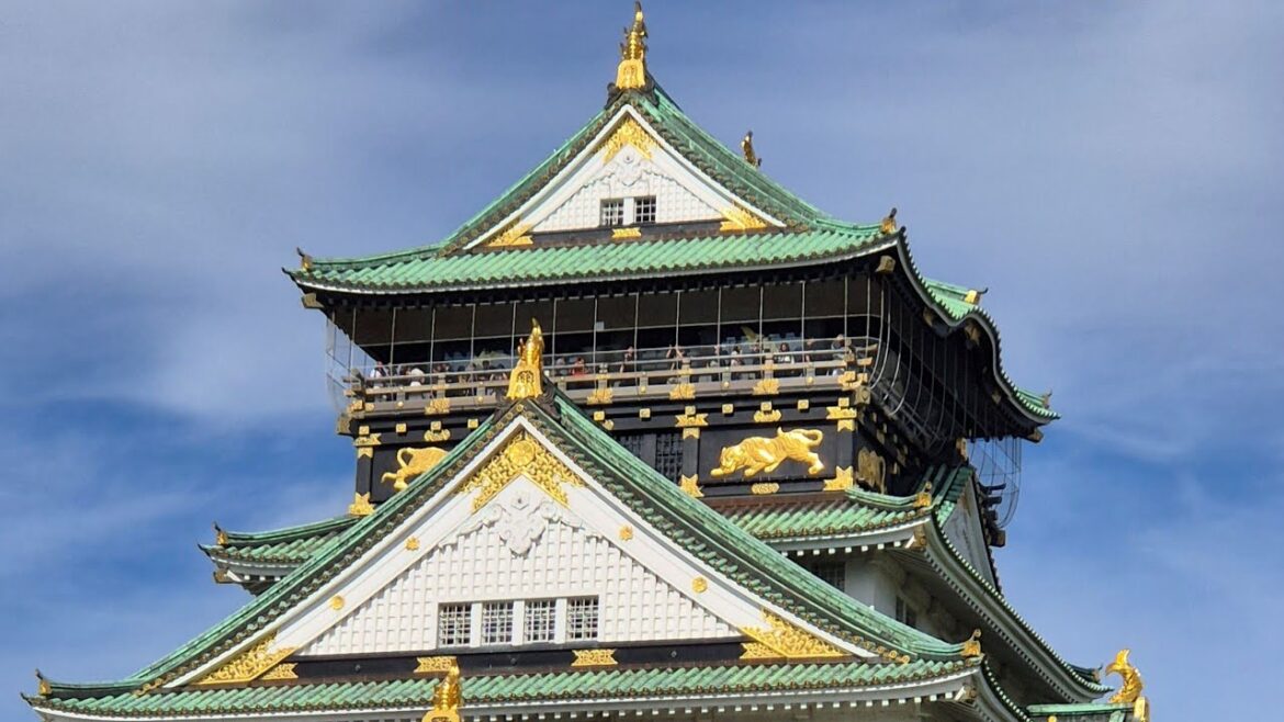 Relaxing time in OSAKA CASTLE  Park- Japan