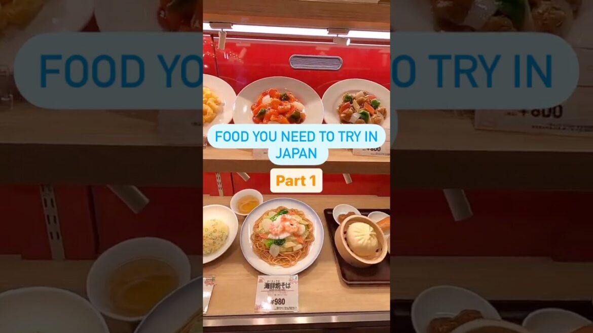 Food you need to try in Japan part 1! list of food in description! #japanesefood #japan #japantravel