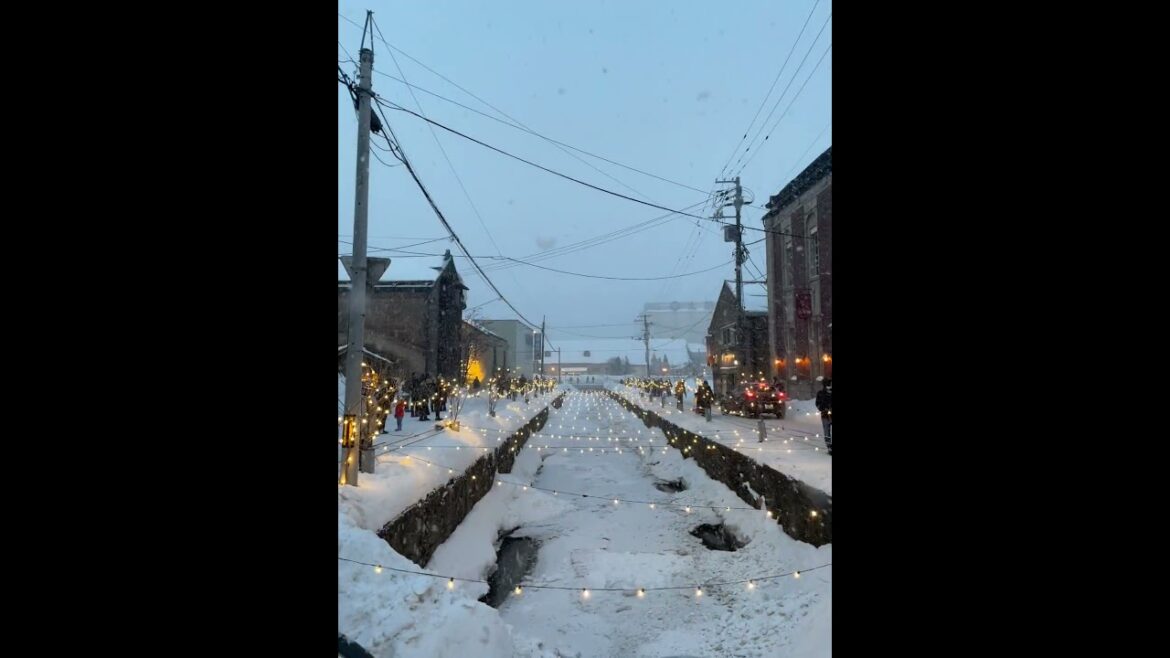 Otaru romantic atmosphere