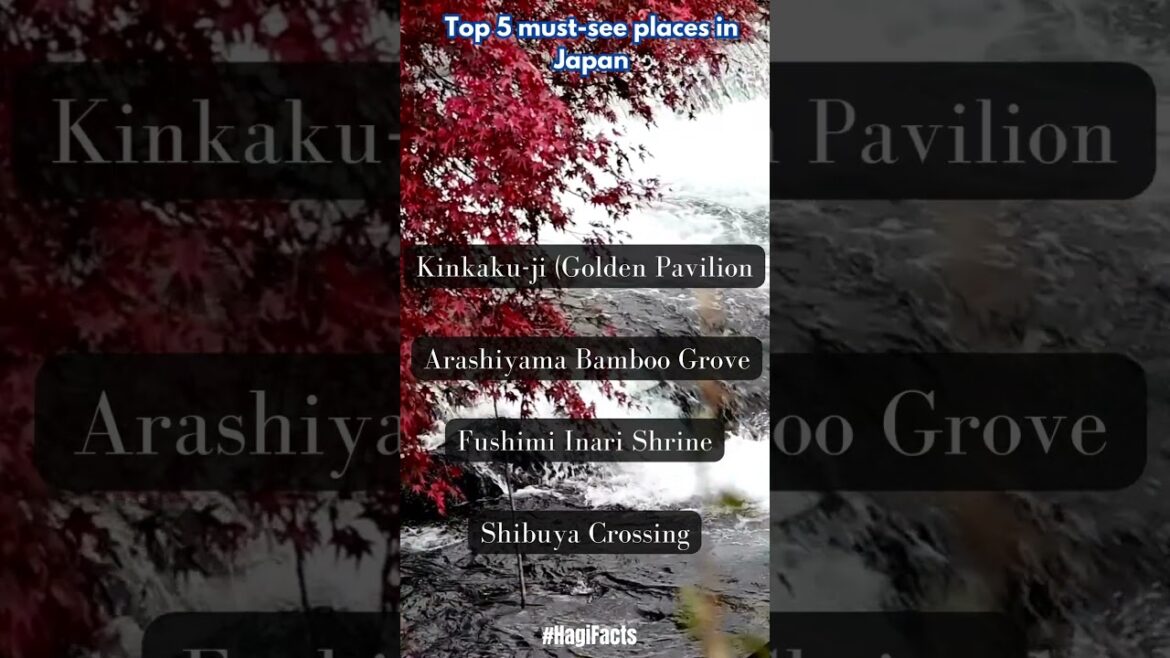 Here are the Top 5 must-see places in Japan #japantravel #top5shorts #explorejapan Here are the Top 5 must-see places in Japan #japantravel #top5shorts #explorejapan