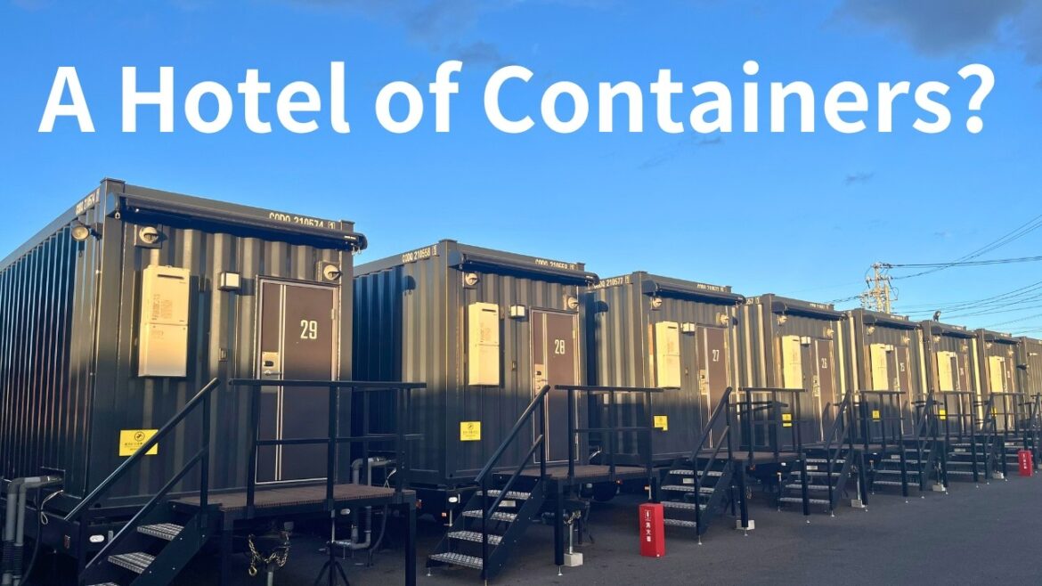 A Container Hotel in Japan for around USD 40 a night｜HOTEL R9 The Yard🏨
