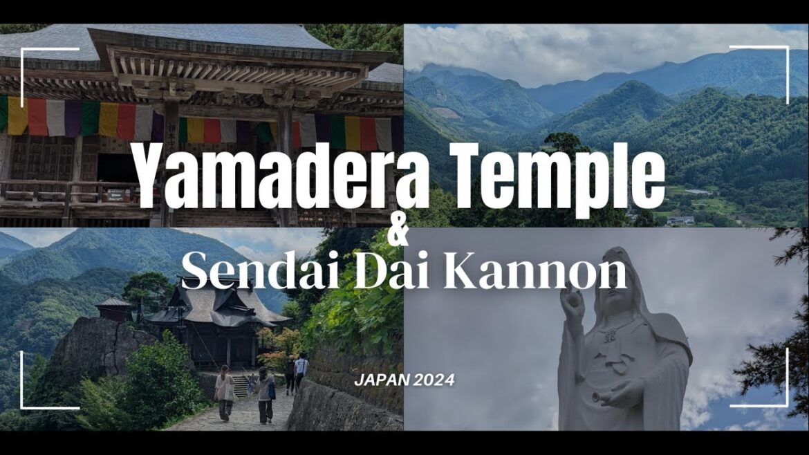 Climbing 1015 stone steps | Yamadera Temple & Sendai Dai Kannon | Japan Travel Vlog