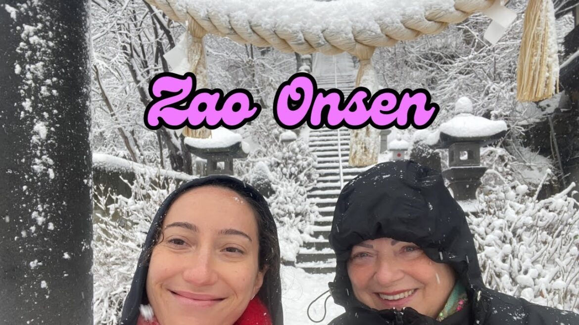 travel with my 60+ mum | zaō onsen, Japan