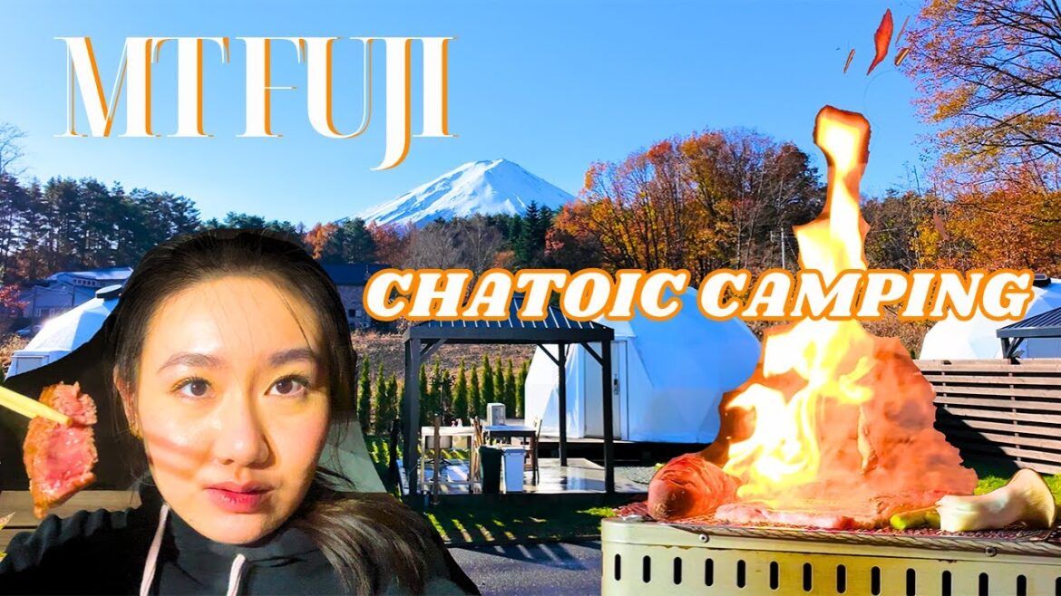 I went glamping ALONE in Mt Fuji 🇯🇵